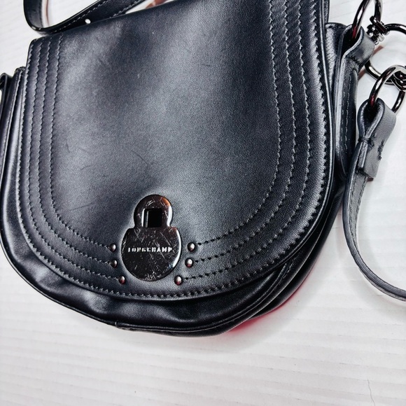 LONGCHAMP Leather Saddle Bag - Picture 5 of 11